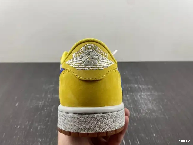 Rep TBK Canary Air OG 1 Travis DZ4137-700 x Low Scott Jordan 0501